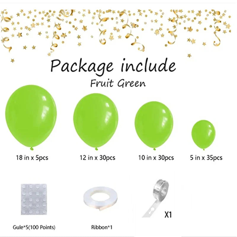 103pcs Multi-color Balloon Garlands