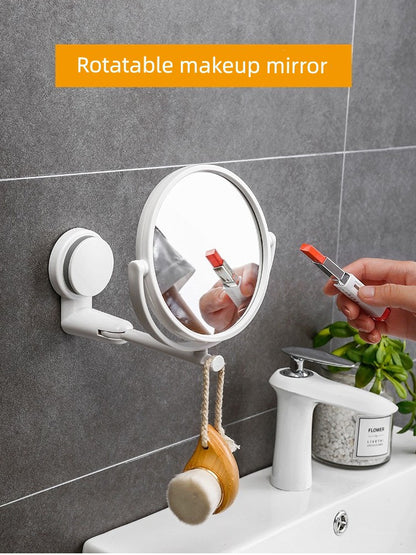 Wall-Mounted Foldable Bathroom Mirror