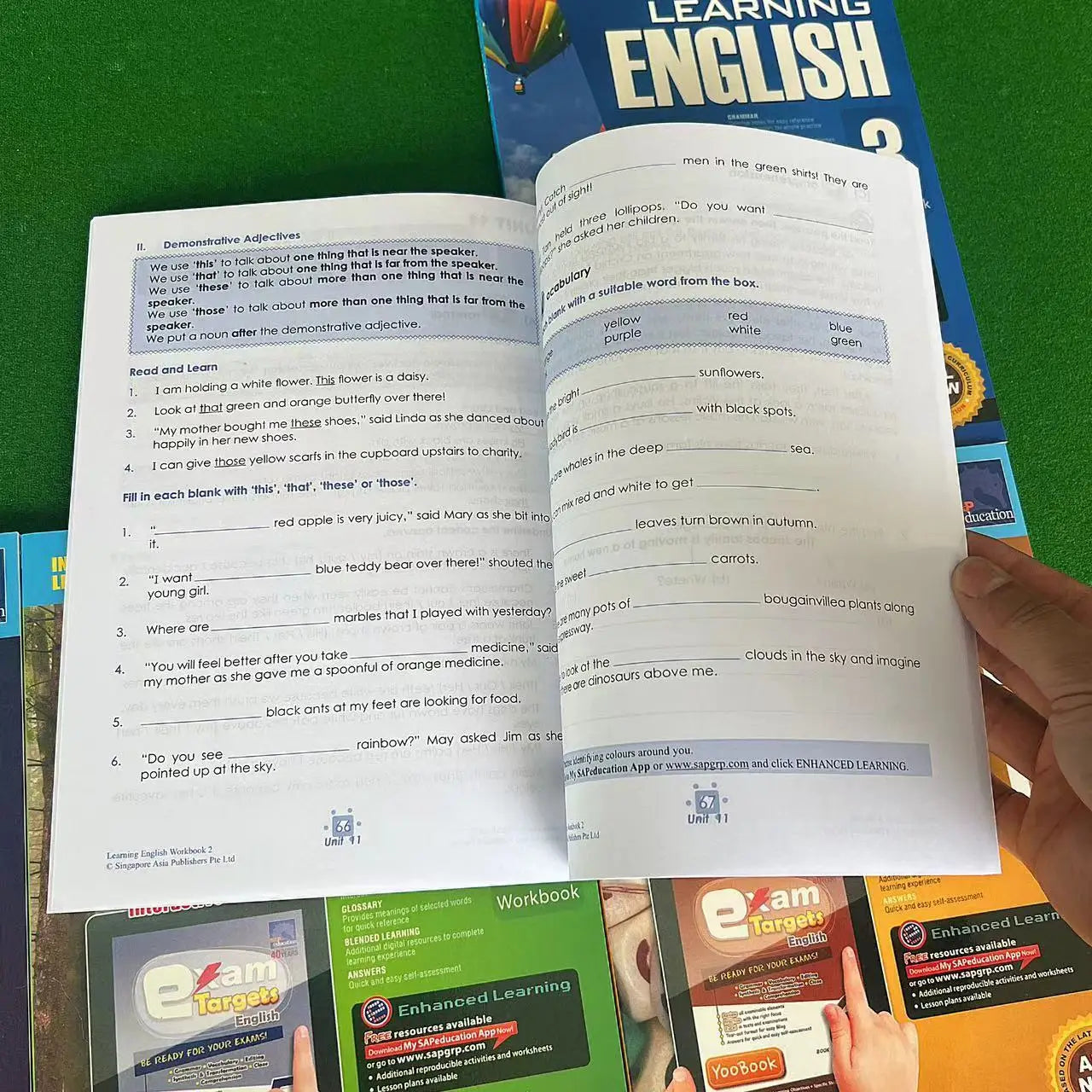 Learning English Workbook - Grade Levels 1-6