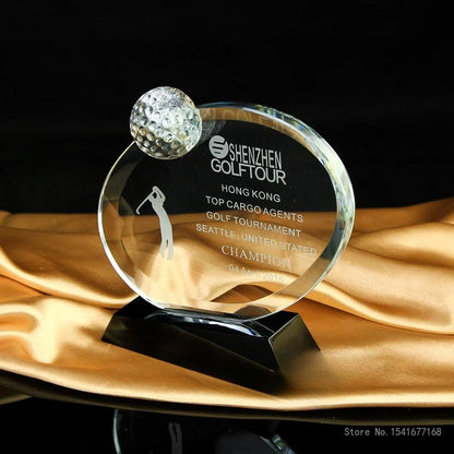 Crystal Golf Trophy