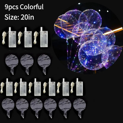 3-12PCS LED Light Balloons