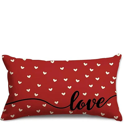 "Valentine's Day" Rectangular Pillow Covers