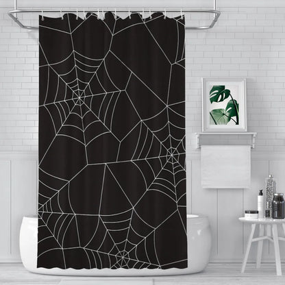 Spider Web Shower Curtain