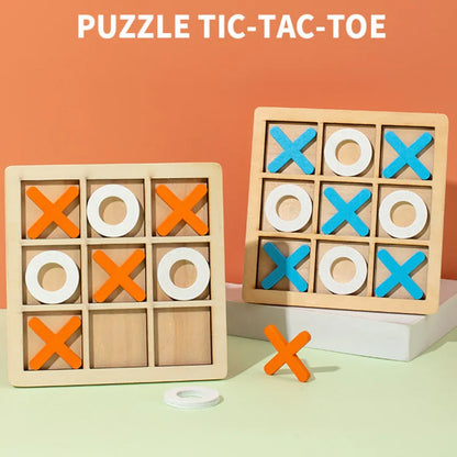 Wooden Tic-Tac-Toe Game