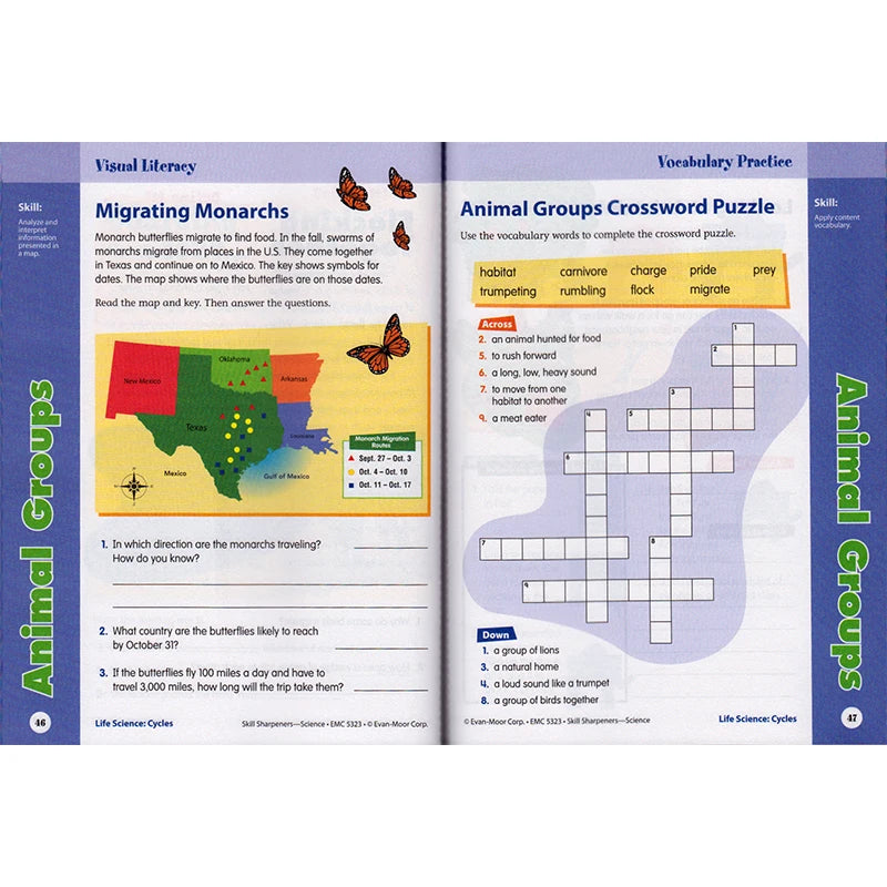 Cahier d'exercices scientifiques Skill Sharpeners - 3e année