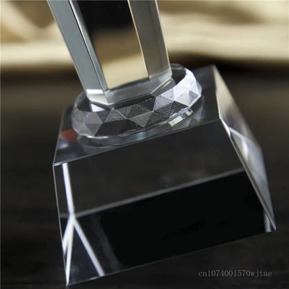 Customized Crystal Metal Sports Figure Trophy