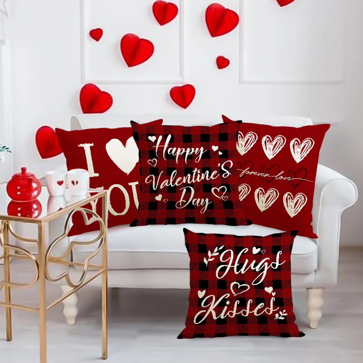 "Valentine's Day" Themed Pillow Covers