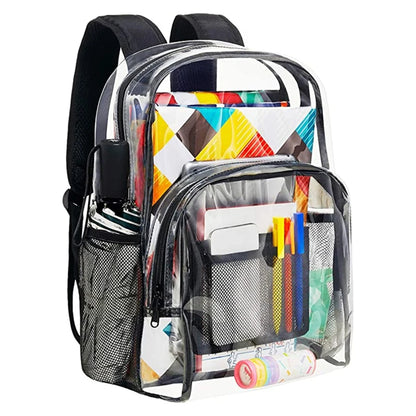 Clear Large Capacity Backpack