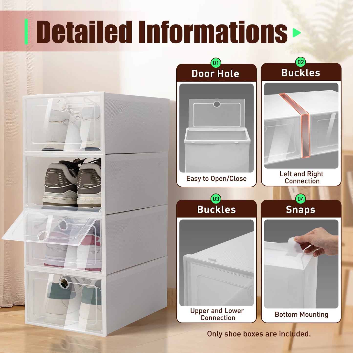 Stackable Shoe Storage Organizer