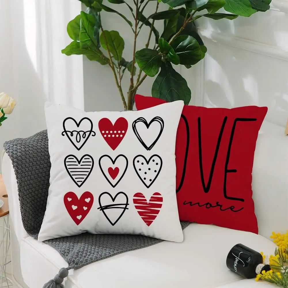 "Valentines Day" Pillow Covers