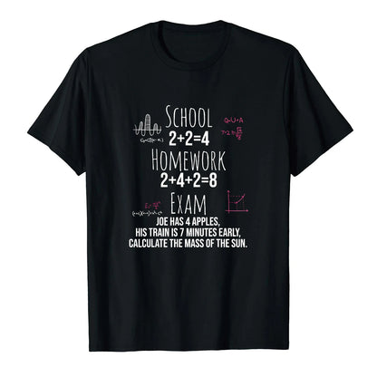 "School...Homework...Exam" T-Shirt