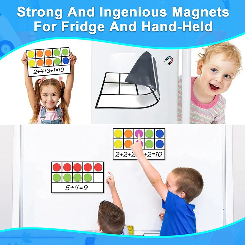 Colorful Magnetic Ten Frame Set