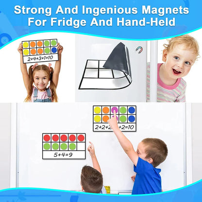 Colorful Magnetic Ten Frame Set