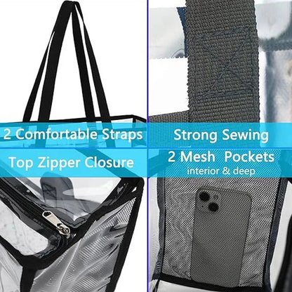 Large Capacity Clear Tote Bag