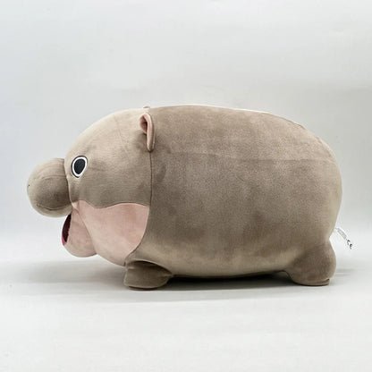 Weighted Plush Stuffed Animal Pillow - Hippopotamus