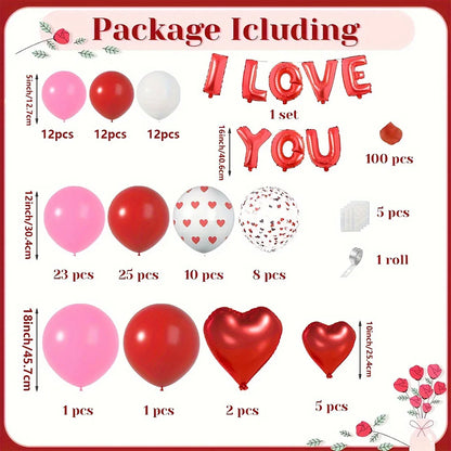 Valentine's Day Balloon Garland