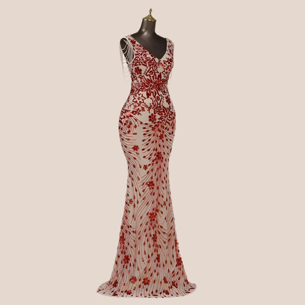 Beaded Evening Dress